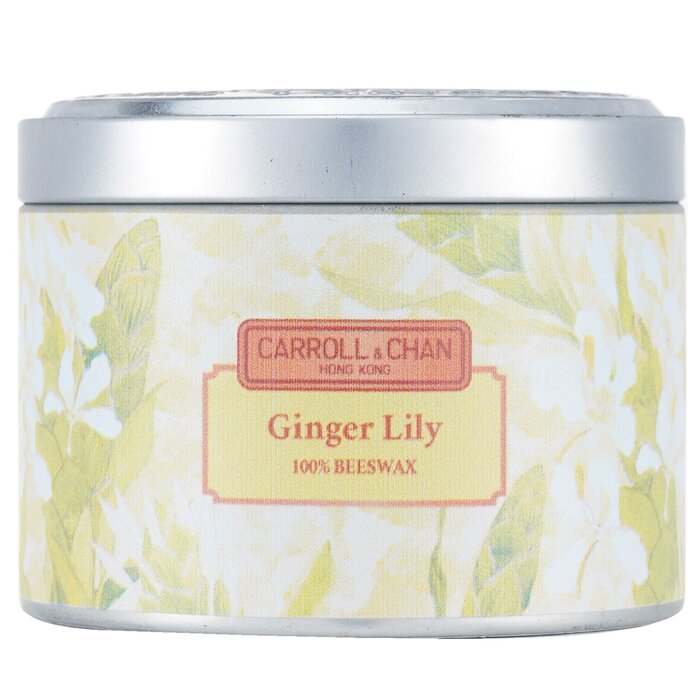 Carroll & Chan 100% Beeswax Tin Candle - Ginger Lily  (8x6) cmProduct Thumbnail