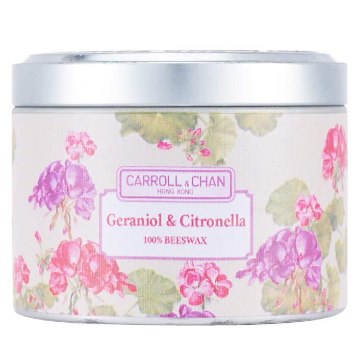Carroll & Chan 100% Beeswax Tin Candle נר בפחית 100% שעוות דבורים - Geraniol & Citronella (8x6) cmProduct Thumbnail