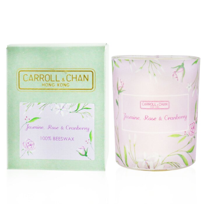 キャンドル・キャロル＆チャン Carroll & Chan 100% Beeswax Votive Candle - Jasmine Rose Cranberry 65g/2.3ozProduct Thumbnail