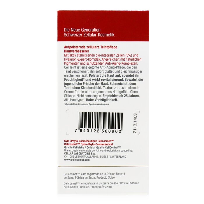 Cellcosmet & Cellmen Cellcosmet CellTeint Plumping Cellular Tinted Skincare 30ml/1.1ozProduct Thumbnail