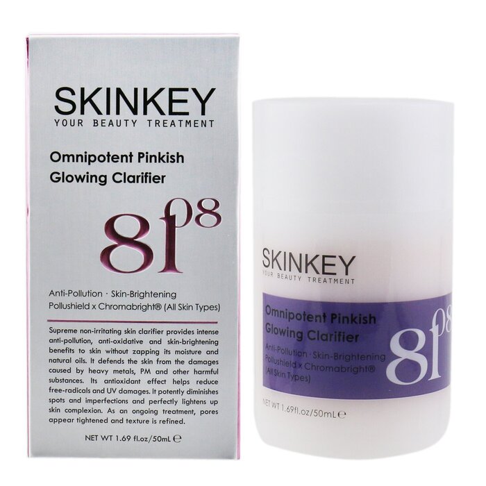 SKINKEY Whitening Series Omnipotent Pinkish Glowing Clarifier (All Skin Types) - Anti-Pollution & Skin Brightening 50ml/1.69ozProduct Thumbnail