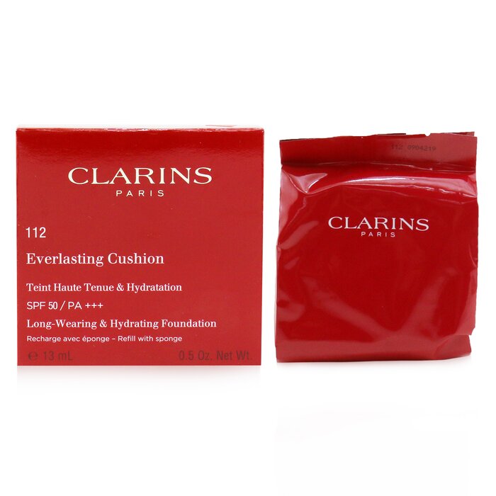Clarins Everlasting Cushion Foundation Refill SPF 50 מילוי לפאונדיישן 13ml/0.5ozProduct Thumbnail