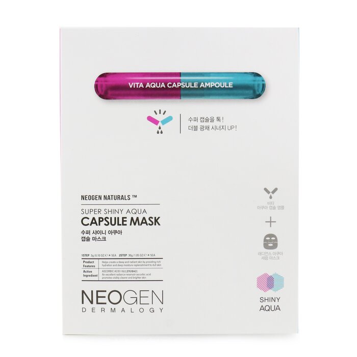 Neogen Super Shiny Aqua Capsule Mask 5sheetsProduct Thumbnail