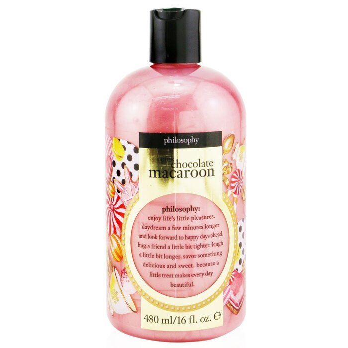 Philosophy Pink Chocolate Macaroon Shampoo, Shower Gel & Bubble Bath 480ml/16ozProduct Thumbnail