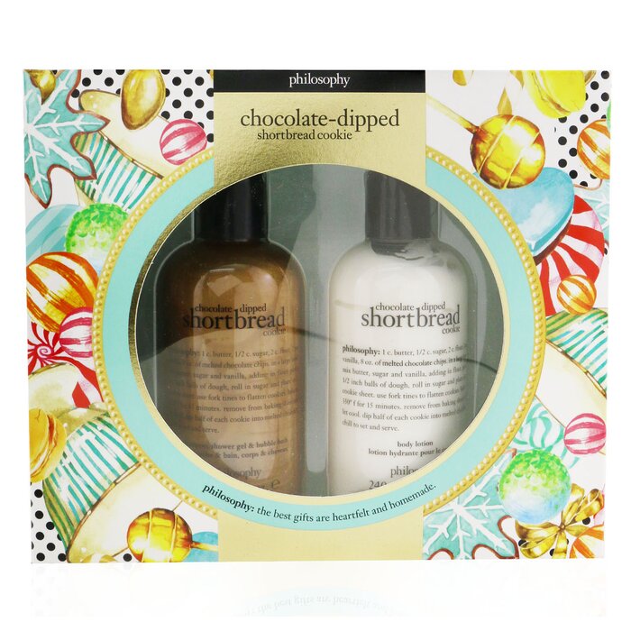 Philosophy Chocolate-Dipped Shortbread Cookie 2-Pieces Gift Set: Shampoo, Shower Gel & Bubble Bath 240ml + Body Lotion 240ml 2x240ml/8ozProduct Thumbnail