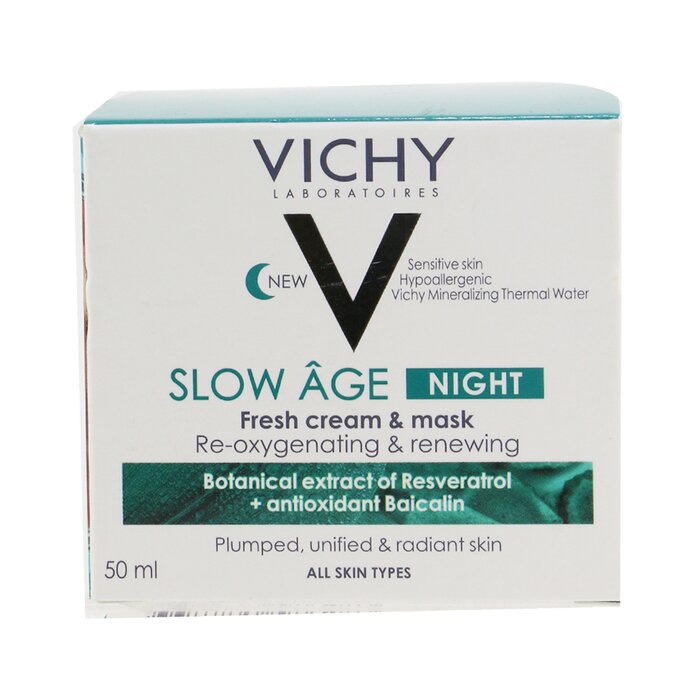 Vichy ماسك وكريمي منعش ليلي Slow Age (لجميع أنواع البشرة) 50ml/1.69ozProduct Thumbnail