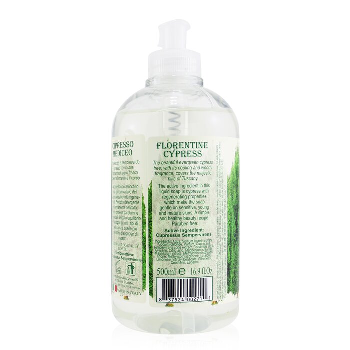 Nesti Dante Dei Colli Fiorentini Refreshing Hand & Face Liquid Soap - Cypress Tree 500ml/16.9ozProduct Thumbnail
