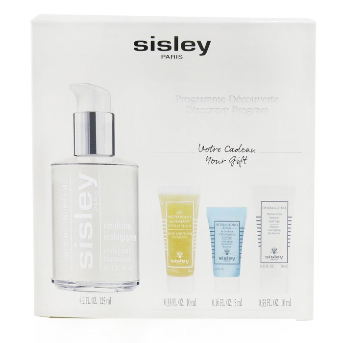 Sisley Ecological Compound 4-Pieces Set: Ecological Compound 125ml + Buff & Wash Face Gel 10ml + Hydra-Global Serum 5ml + Hydra-Global 10ml 4pcsProduct Thumbnail