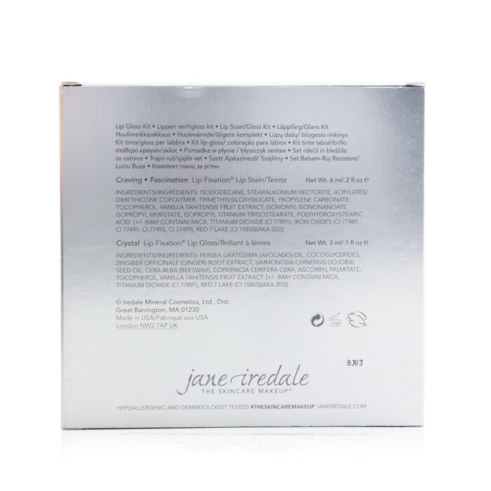 Jane Iredale Kiss & Tell Lip Stain/Gloss Kit 9ml/0.3ozProduct Thumbnail