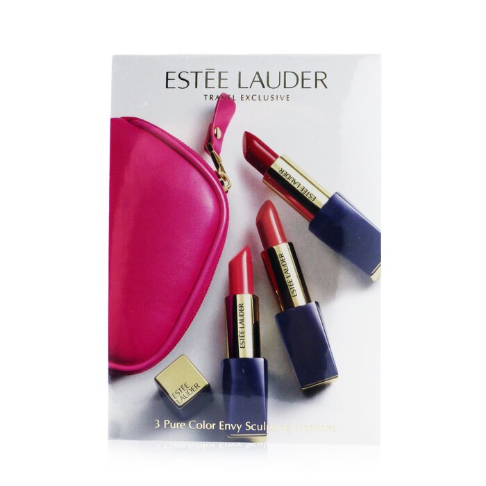 Estee Lauder Pure Color Envy Моделирующая Губная Помада Трио ( 3pcs+1bagProduct Thumbnail