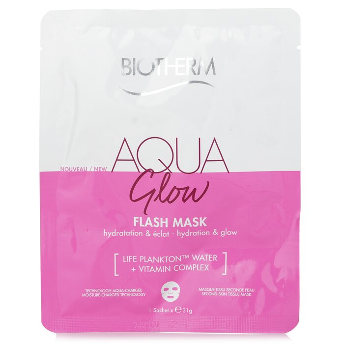 ビオテルム Biotherm Aqua Glow Flash Mask 1sachetProduct Thumbnail