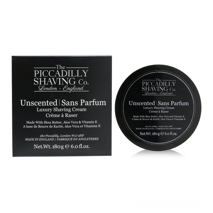 The Piccadilly Shaving Co. Unscented Crema de Afeitar Lujosa 180g/6ozProduct Thumbnail