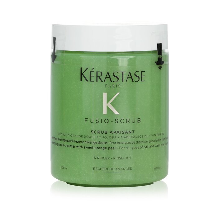 Kerastase Fusio-Scrub Scrub Apaisant Καταπραϋντικό Scrub Cleanser με Φλούδα Γλυκού Πορτοκαλιού (για όλους τους τύπους μαλλιών και τριχωτού της κεφαλής, ακόμα και για ευαίσθητα) 500ml/16.9ozProduct Thumbnail