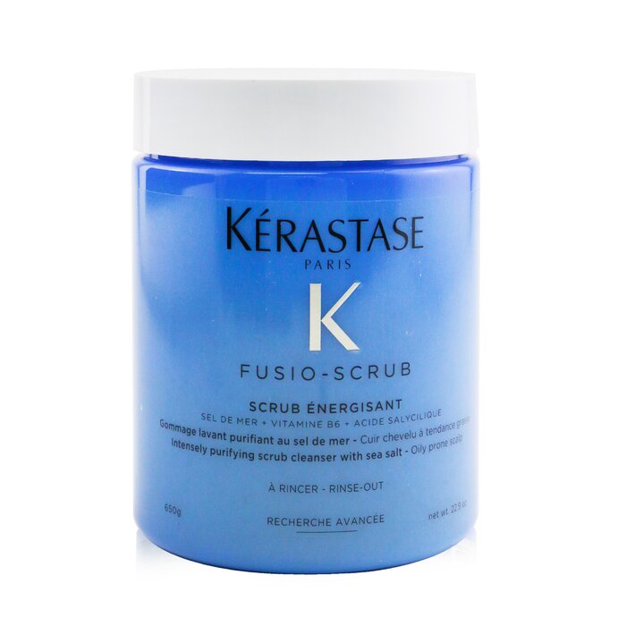Kerastase Fusio-Scrub Scrub Energisant Intensely Purifying Scrub Cleanser with Sea Salt (Oily Prone Scalp) קלינסר סקראב עבור קרקפת עם נטיה לשמנוניות 500ml/16.9ozProduct Thumbnail
