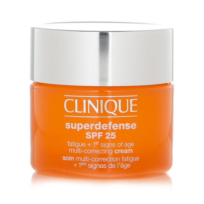 Clinique Superdefense SPF 25 Fatigue + 1st Signs Of Age Multi-Correcting Cream - קרם אנטי-אייג'ינג לעור יבש מאוד עד יבש מעורב 50ml/1.7ozProduct Thumbnail