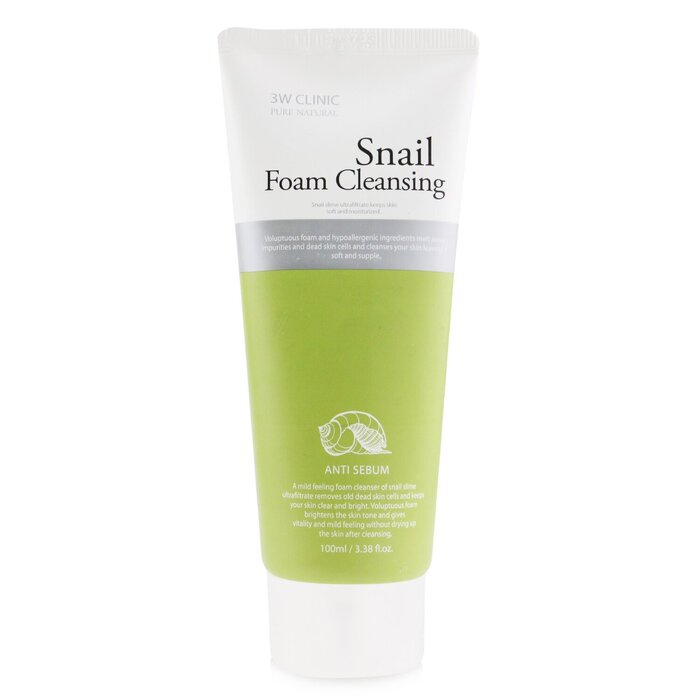 3W Clinic Snail Foam Cleansing (Unboxed) 100ml/3.38ozProduct Thumbnail
