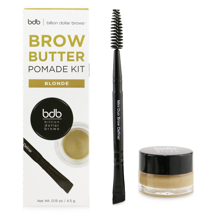 Billion Dollar Brows Brow Butter Pomade Kit ערכה לגבות: Brow Butter Pomade + Mini Duo Brow Definer 2pcsProduct Thumbnail