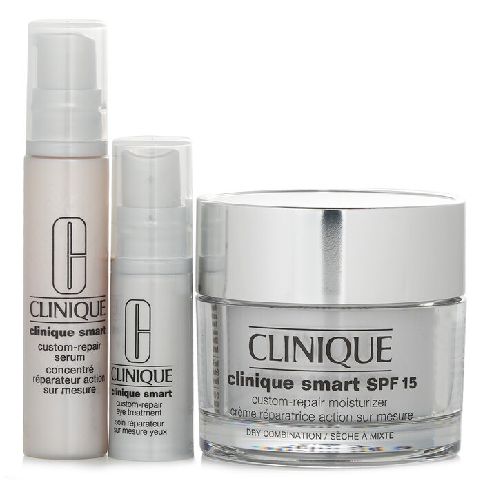 Clinique Set Skincare Specialists Clinique Smart Custom-Repair: Hidratante SPF 15 50ml + Suero 10ml + Tratamiento de Ojos 5ml 3pcsProduct Thumbnail