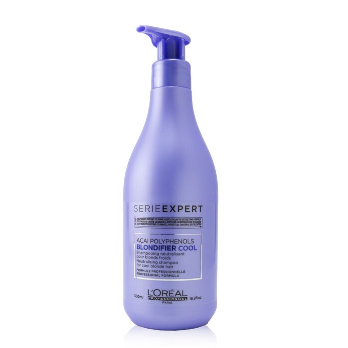 L'Oreal Professionnel Serie Expert - Blondifier Cool Acai Polyphenols Neutralising Shampoo (For Cool Blonde Hair) 500ml/16.9ozProduct Thumbnail