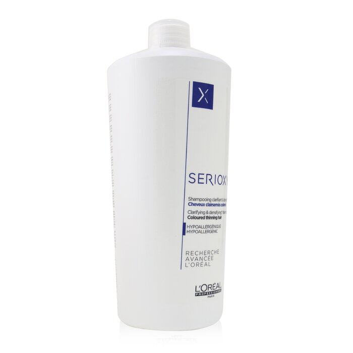 L'Oreal Professionnel Serioxyl Clarifying & Densifying Shampoo (Coloured Thinning Hair) 1000ml/33.8ozProduct Thumbnail