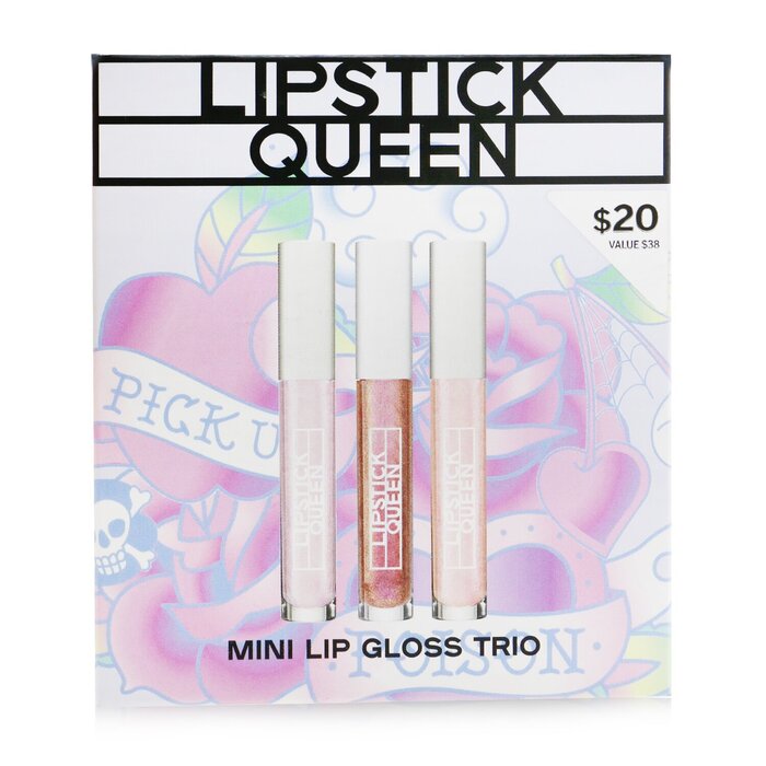 リップスティック クィーン Lipstick Queen Mini Lip Gloss Trio: (3x Mini Lip Gloss 2.5ml/0.08oz) 3x 2.5ml/0.08ozProduct Thumbnail