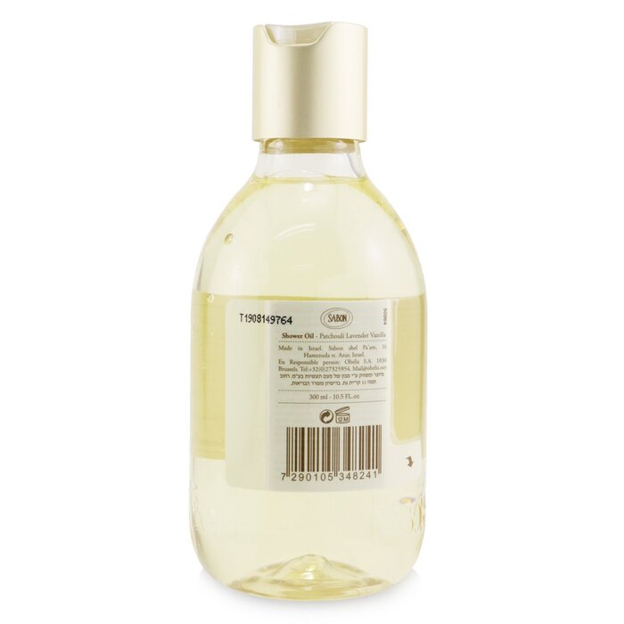 Sabon Aceite de Ducha - Patchouli Lanvender Vanilla (Botella de Plástico) 300ml/10.5ozProduct Thumbnail