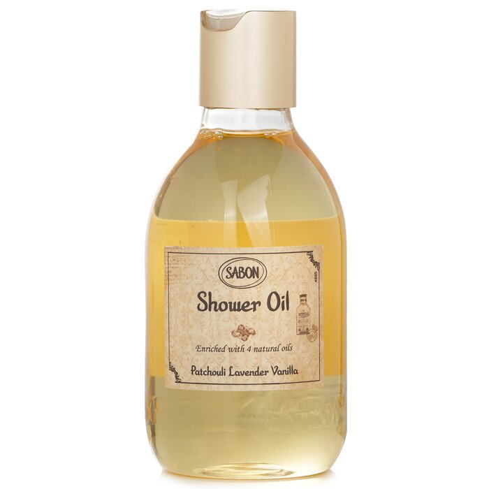 Sabon Shower Oil - Patchouli Lanvender Vanilla (Plastic Bottle) 300ml/10.5ozProduct Thumbnail