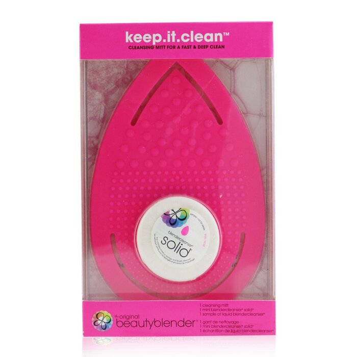 BeautyBlender Keep It Clean (1x Cleansing Mitt, 1x Mini Blendcleanser Solid) 2pcs 2pcsProduct Thumbnail