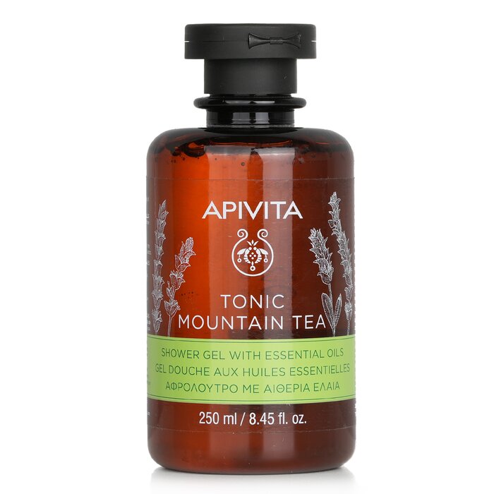 Apivita Tonic Mountain Tea Shower Gel With Essential Oils 250ml/8.45ozProduct Thumbnail