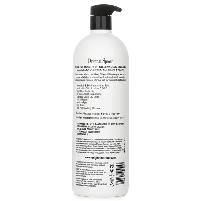 Original Sprout Classic Collection Hair & Body Baby Wash 946ml/32ozProduct Thumbnail