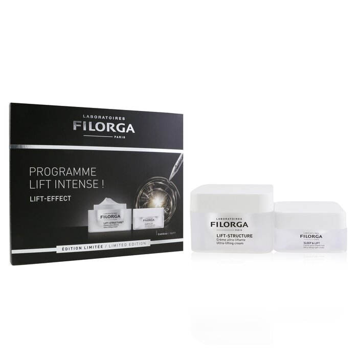 Filorga Lift-Effect Programme: 1x Lift-Structure Ultra-Lifting Cream - 50ml/1.7oz + 1x Sleep & Lift Ultra-Lifting Night Cream - 15ml/0.5oz - סט למתיחת ולמיצוק העור 2pcsProduct Thumbnail