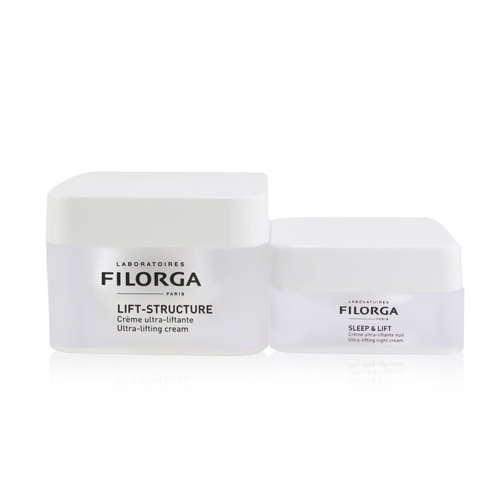 Filorga Lift-Effect Programme: 1x Lift-Structure Ultra-Lifting Cream - 50ml/1.7oz + 1x Sleep & Lift Ultra-Lifting Night Cream - 15ml/0.5oz 2pcsProduct Thumbnail