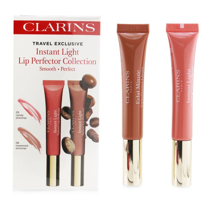 Clarins Instant Light Lip Perfector Collection צמד שפתונים: 2x 12ml/0.35ozProduct Thumbnail