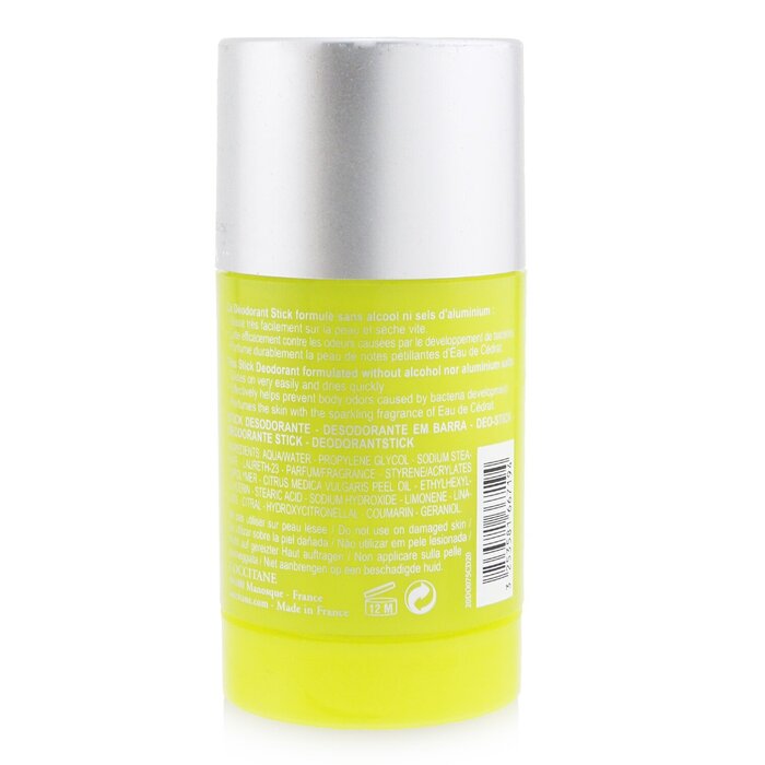 L'Occitane Eau De Cedrat Deodorant Stick (Packaging Slightly Damaged) 75g/2.5ozProduct Thumbnail