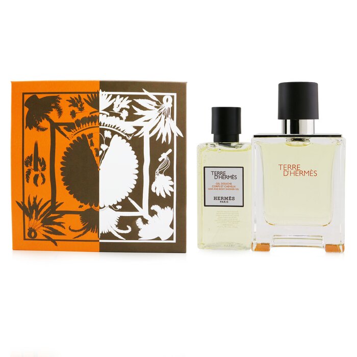 Hermes Terre D'Hermes Coffret מארז : או דה טואלט ספריי 50 מ&quot;ל + Hair And Body ג'ל רחצה 40ml/1.35oz 2pcsProduct Thumbnail