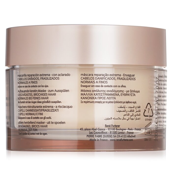 Rene Furterer Absolue Kèratine Renewal Care Ultimate Repairing Mask (Damaged, Over-Processed Fine to Medium Hair) 200ml/7ozProduct Thumbnail