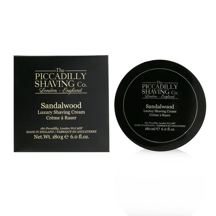 The Piccadilly Shaving Co. Sandalwood Роскошный Крем для Бритья 180g/6ozProduct Thumbnail