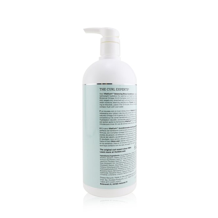 Ouidad VitalCurl+ Balancing Rinse Conditioner (Classic Curls) 1000ml/33.8ozProduct Thumbnail