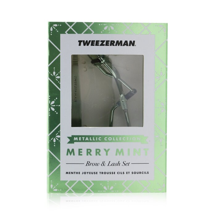 Tweezerman Σετ φρυδιών και βλεφαρίδων Merry Mint (Μεταλλική συλλογή) 2pcsProduct Thumbnail