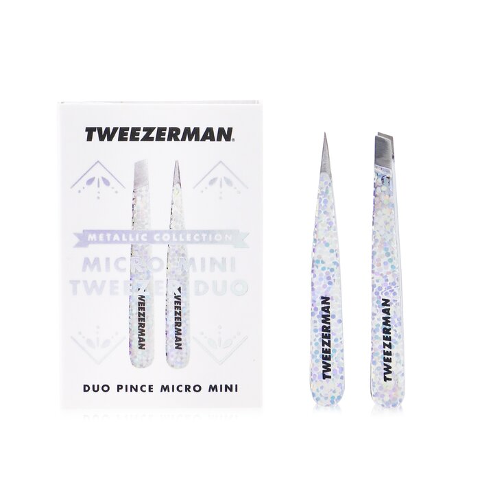 Tweezerman Hollygraphic Micro Mini Tweezer Duo 2pcsProduct Thumbnail