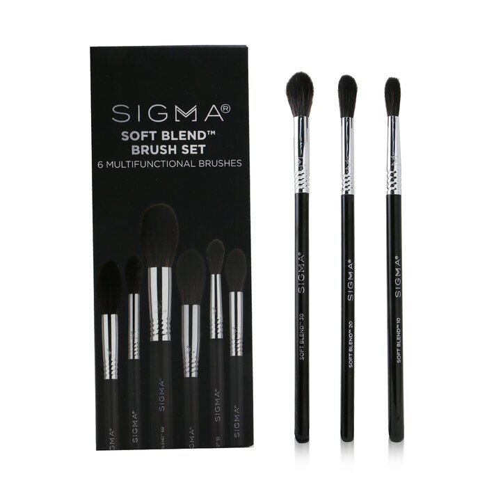 Sigma Beauty Soft Blend Brush Set (6x Multifunctional Brushes) 6pcsProduct Thumbnail