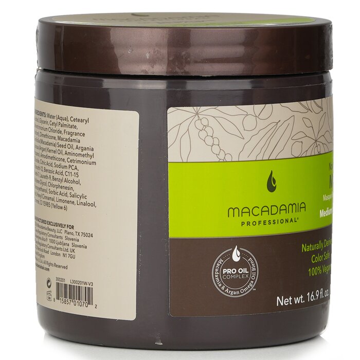 Macadamia Natural Oil ماسك مرمم مغذٍ احترافي (لتجعدات الشعر الخشن إلى متوسط الخشونة) 500ml/16.9ozProduct Thumbnail
