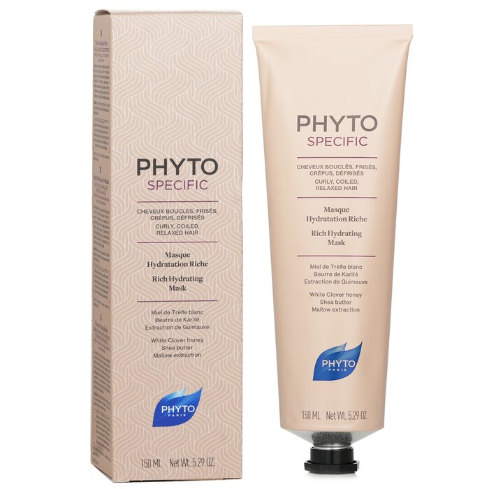 Phyto Μάσκα πλούσιας ενυδάτωσης Phyto Specific (Μαλλιά σγουρά, κουλουριασμένα, ξεκούραστα) 150ml/5.29ozProduct Thumbnail
