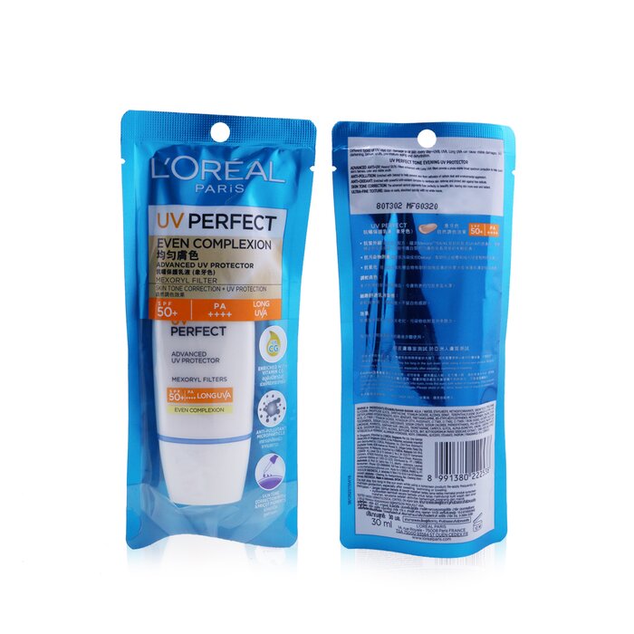 L'Oreal UV Perfect Even Complexion Advanced UV Protector 30ml/1ozProduct Thumbnail