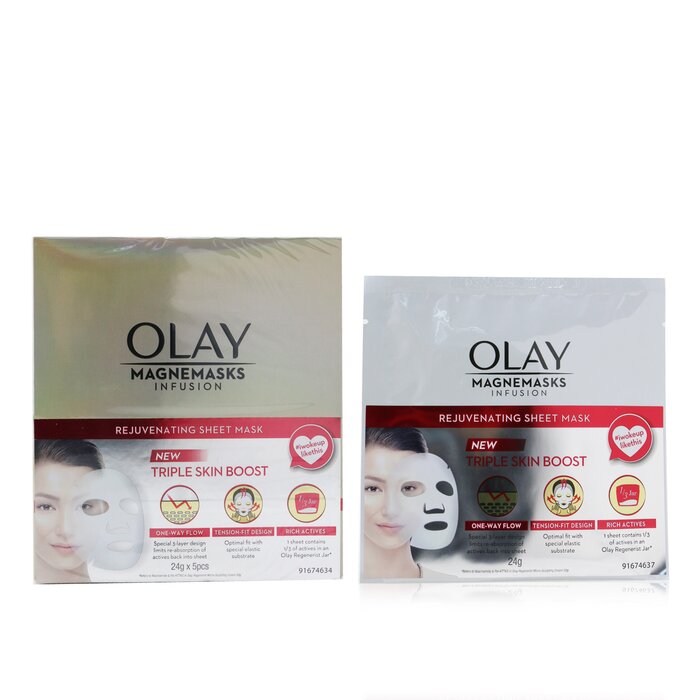 Olay Magnemasks Infusion Rejuvenating Sheet Mask מסכת בד 5pcsProduct Thumbnail