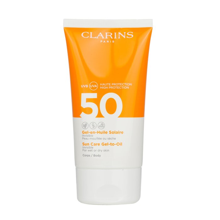 Clarins Invisible Sun Care Gel-To-Oil For Body SPF 50 - For Wet or Dry Skin 150ml/5.3ozProduct Thumbnail
