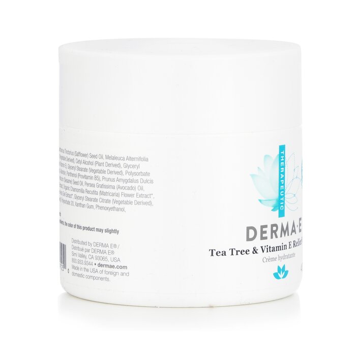 Derma E Therapeutic Tea Tree & Vitamin E Relief Cream 113g/4ozProduct Thumbnail