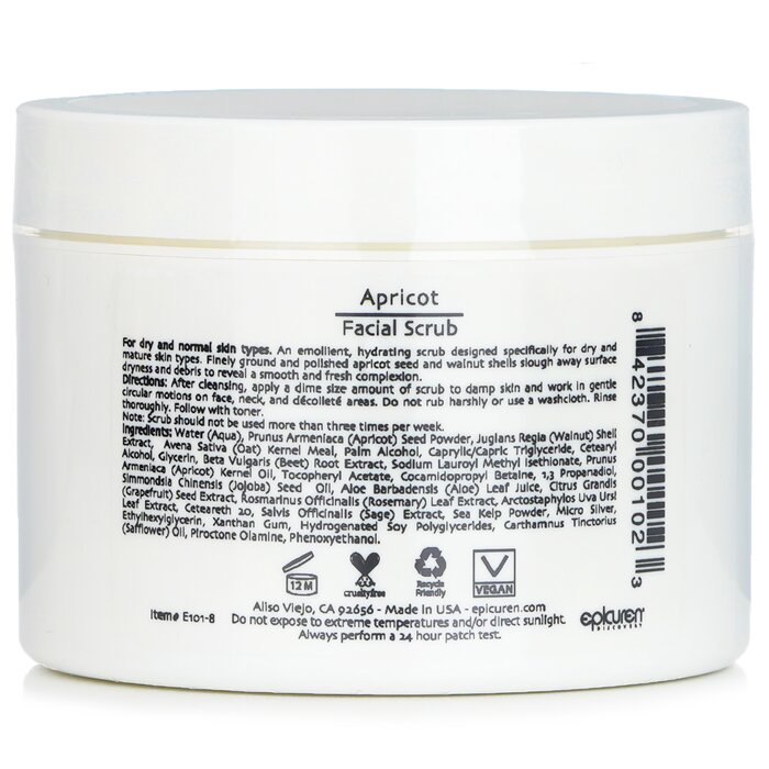 Epicuren Apricot Facial Scrub - For Dry & Normal Skin Types (Salon Size) 236ml/8ozProduct Thumbnail