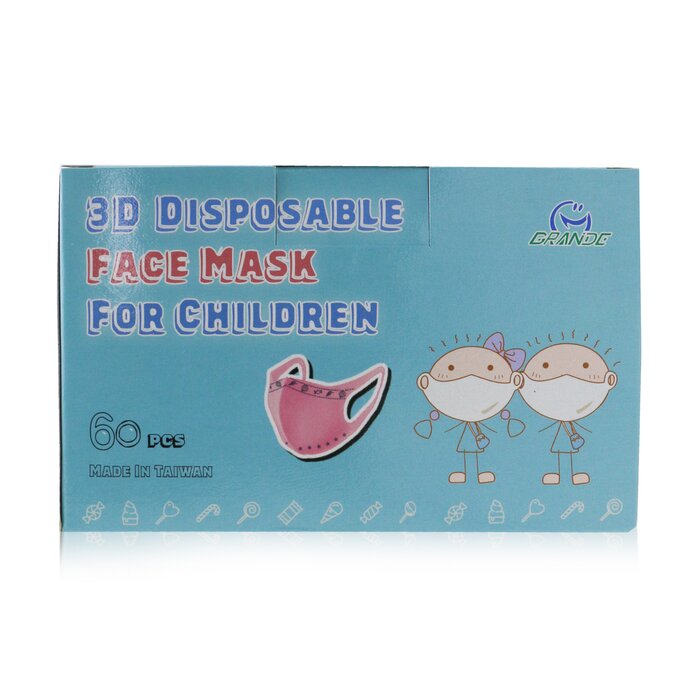 GRANDE 3D Disposable Face Mask - For Children (Made In Taiwan) 60pcsProduct Thumbnail