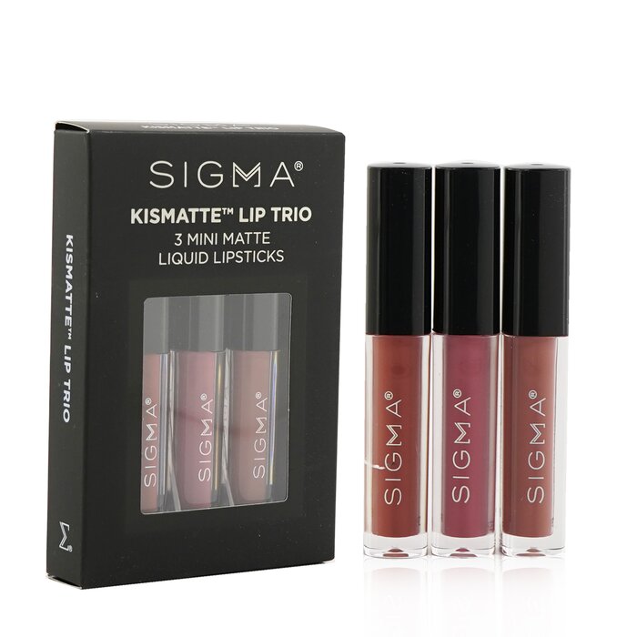 Sigma Beauty Kismatte Lip Trio (3x Mini Tutqun Maye Pomada) 3x1.4g/0.05ozProduct Thumbnail